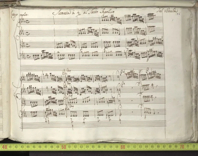 First page of Sonata in E-flat major