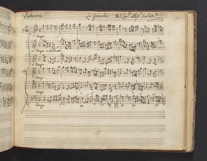 First page of Concerto Grosso in C minor