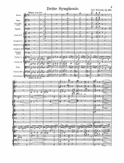 First page of Symphony No.3 in G minor