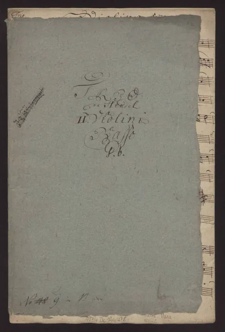 First page of Trio Sonata in G minor