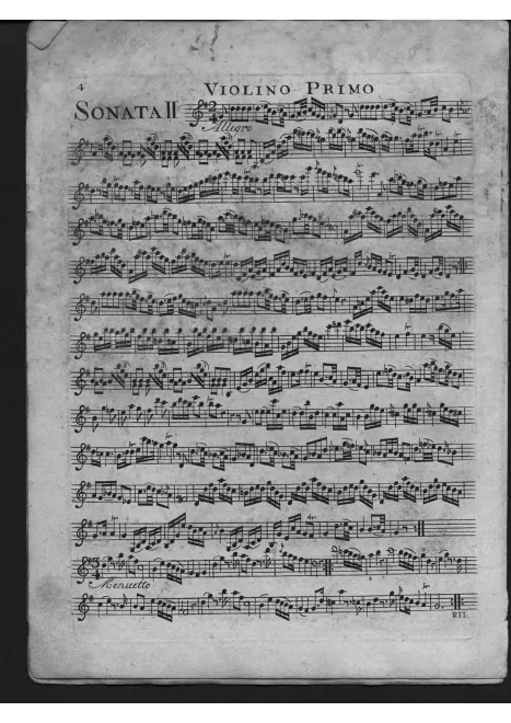First page of String Trio in G major