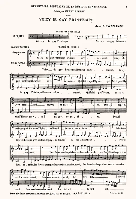First page of Voicy du gay Printemps