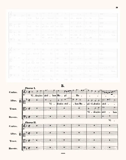 First page of Videntes stellam Magi