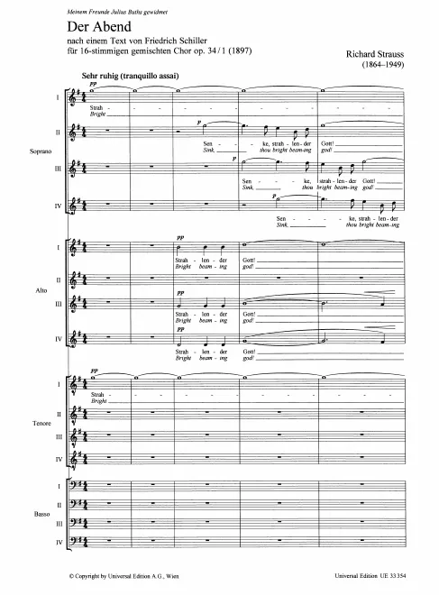 First page of 2 Gesänge
