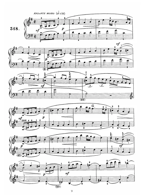 First page of Keyboard Sonata in G major