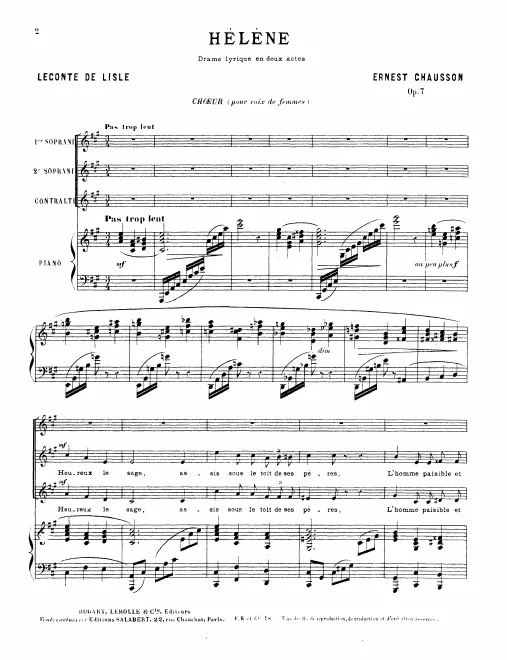 First page of Hélène