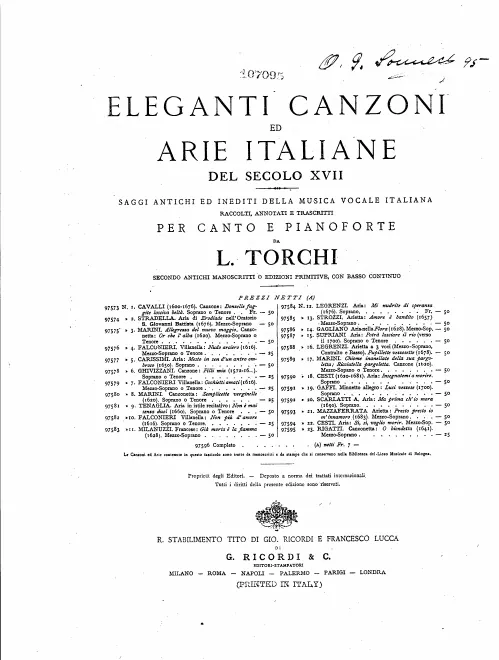 First page of Mesto in sen d'un antro ombroso