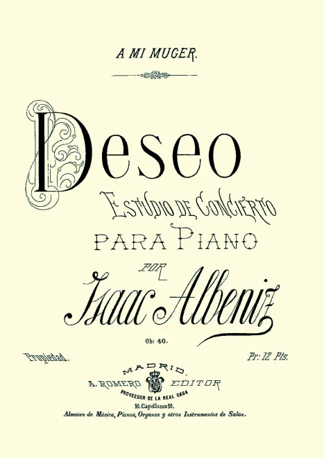 First page of Deseo