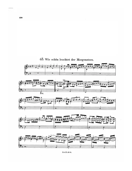 First page of Wie schön leuchtet der Morgenstern