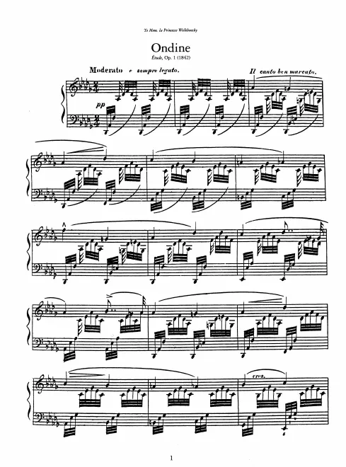 First page of Ondine