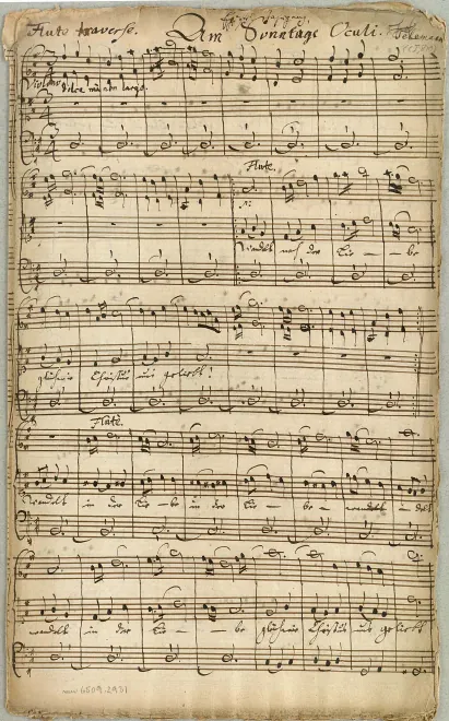 First page of Wandelt in der Liebe, TWV 1:1498