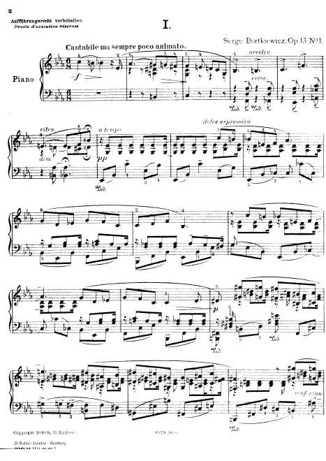 First page of 6 Preludes