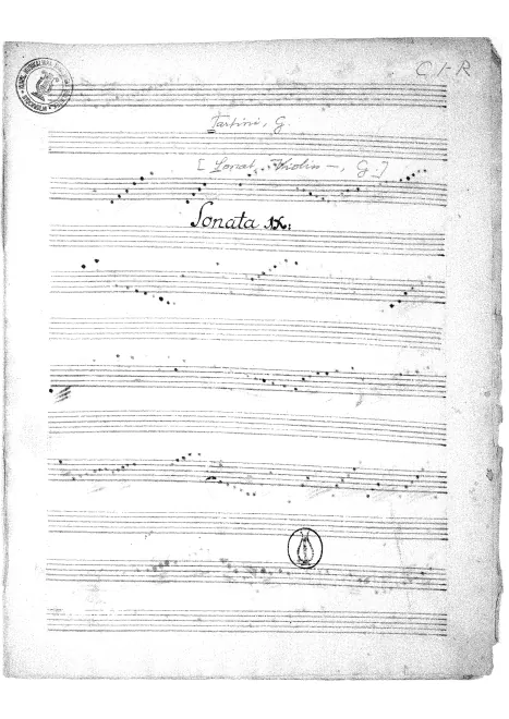 First page of Violin Sonata in G major