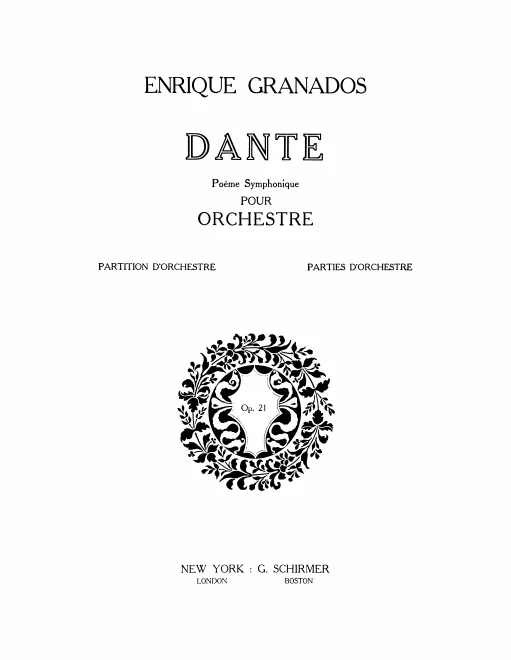 First page of Dante