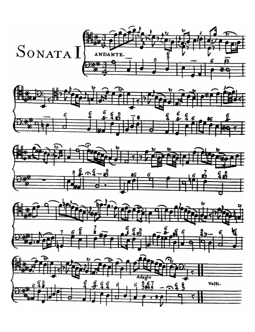 First page of Cello Sonata in A major