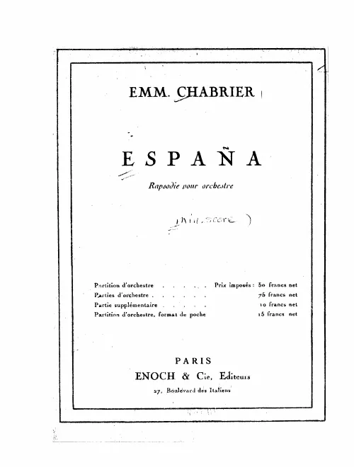 First page of España