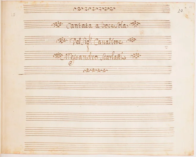 First page of In bel sonno profondo