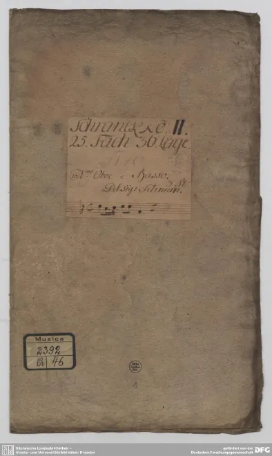 First page of Triosonata in F major