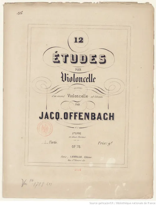 First page of 12 Etudes