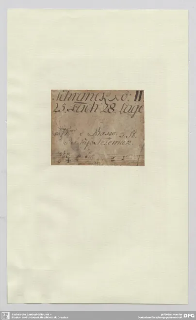 First page of Trio Sonata