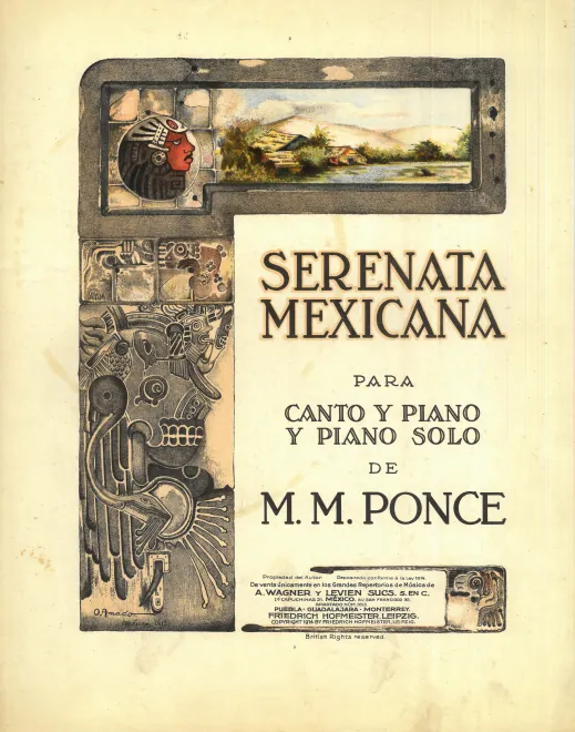 First page of Serenata mexicana