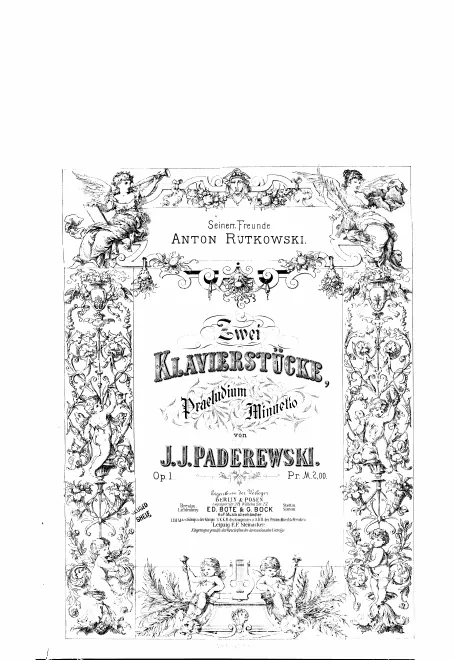 First page of 2 Piano Pieces, Op.1