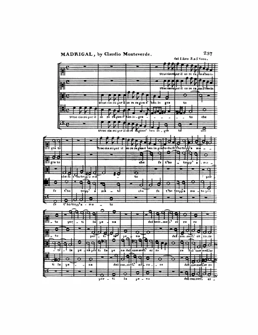 First page of Stracciami pur il core ragion è ben ingrato