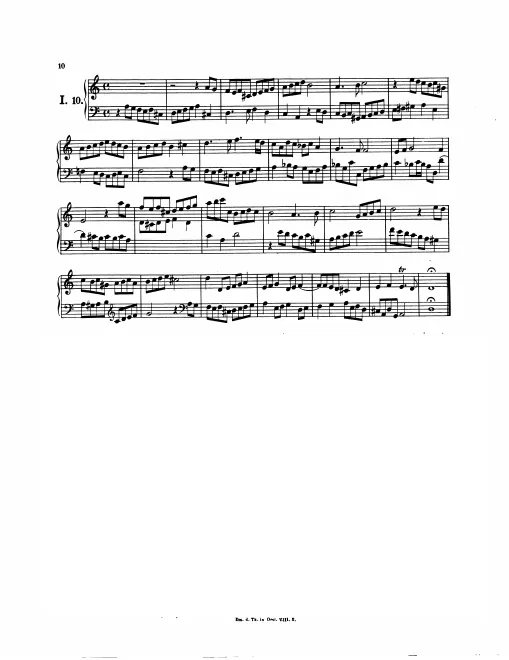 First page of Magnificat Fugue