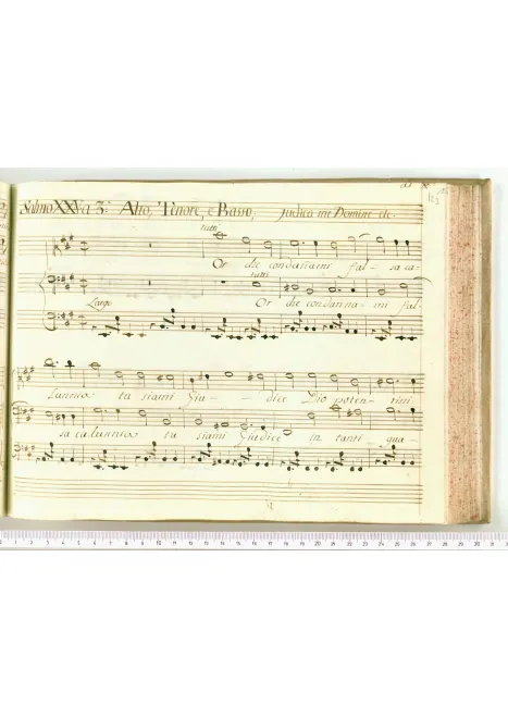 First page of Or che condannami falsa calunnia