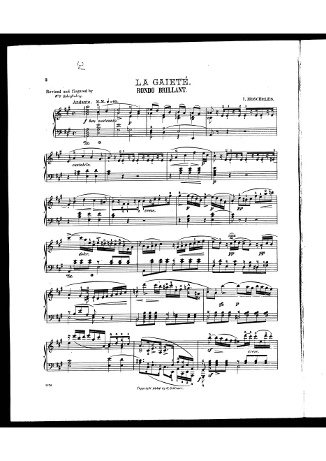 First page of La Gaieté