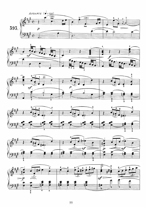 First page of Keyboard Sonata in A major