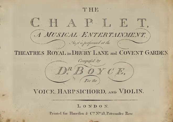 First page of The Chaplet
