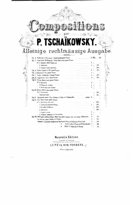 First page of Capriccio