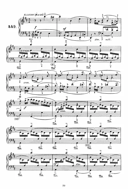 First page of Keyboard Sonata in B minor