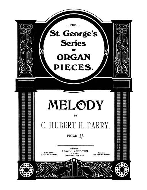 First page of Melody