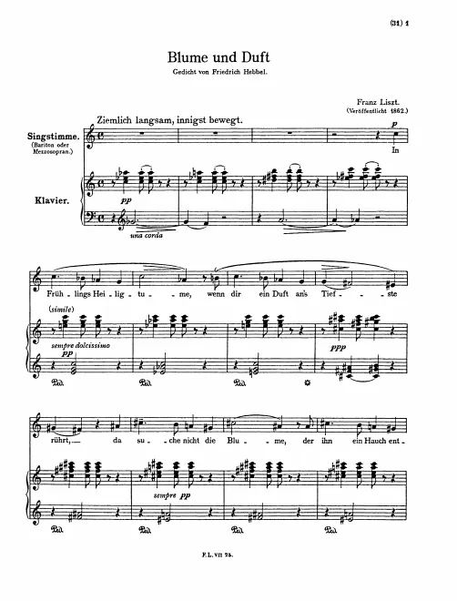 First page of Blume und Duft