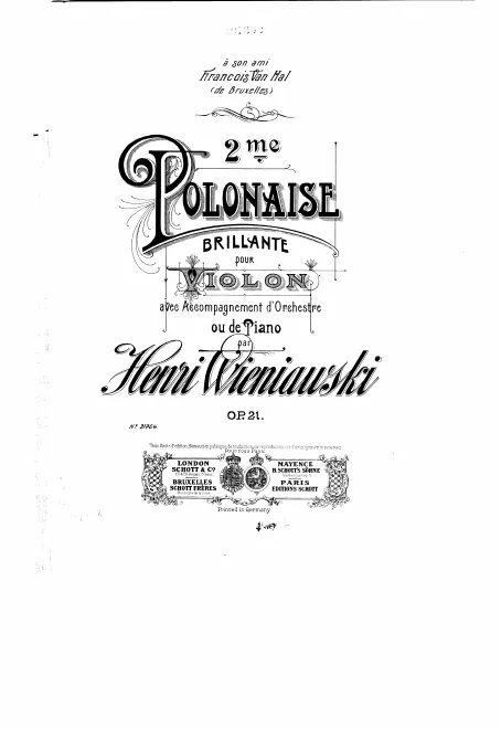 First page of Polonaise brillante No.2