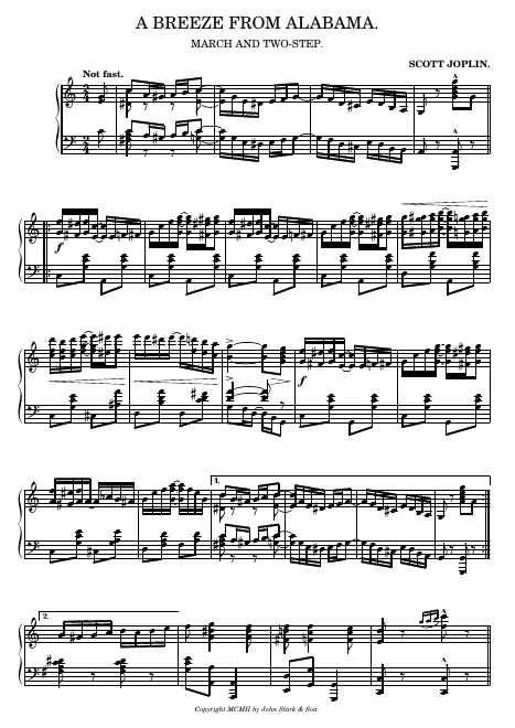First page of A Breeze from Alabama