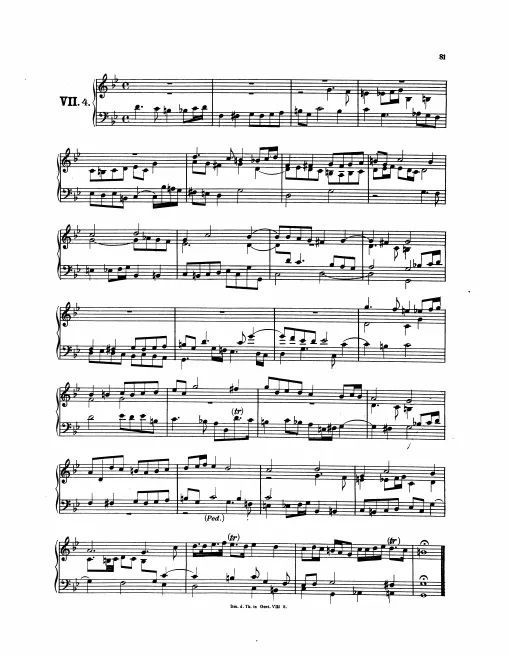 First page of Magnificat Fugue