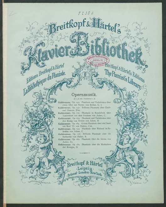 First page of Fantaisie sur le Duo des cartes de 'Charles VI'