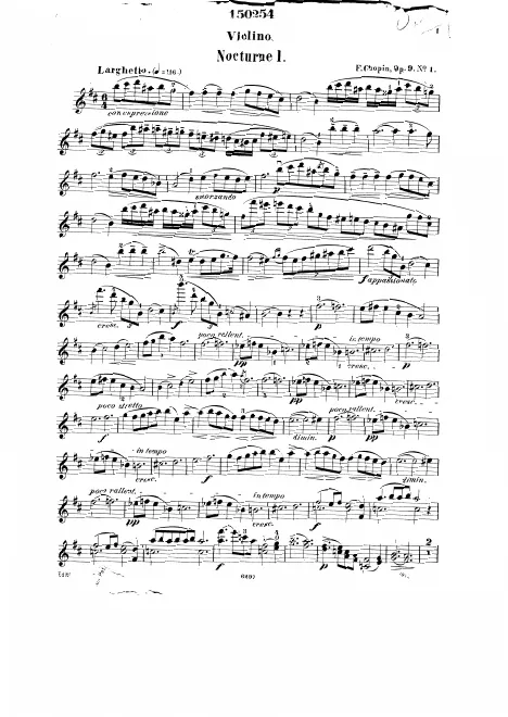 First page of Compositionen für Pianoforte und Violine