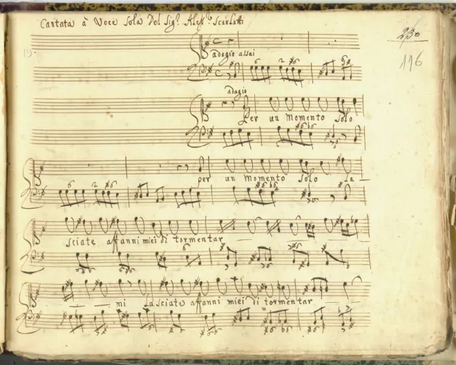 First page of Per un momento solo ; Lo sfortunato
