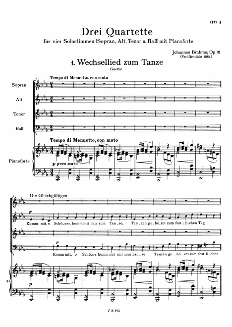 First page of 3 Quartets
