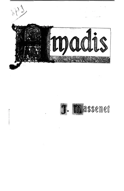 First page of Amadis