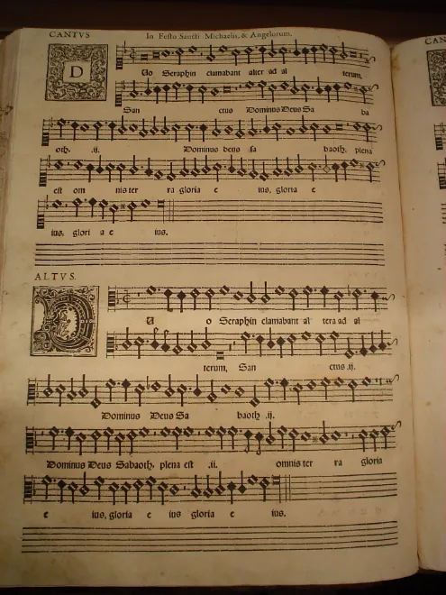 First page of Duo Seraphim clamabant