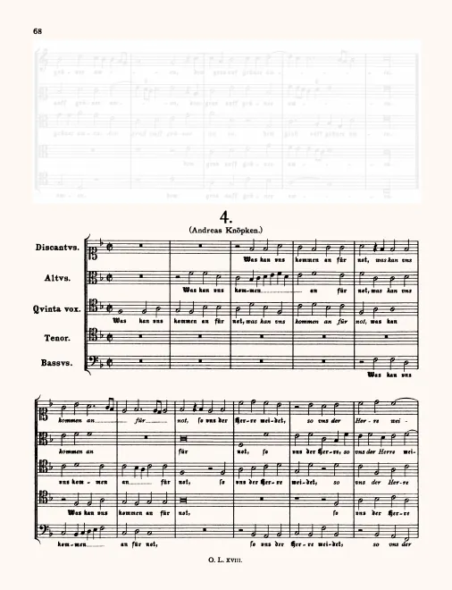 First page of Was kan uns kommen an für not