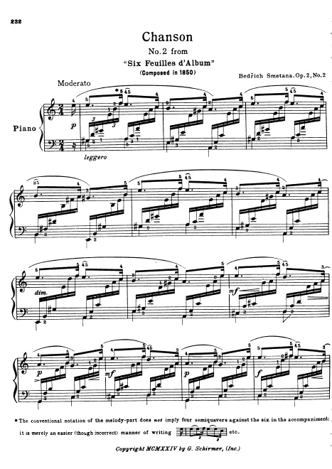 First page of 6 Album Leaves