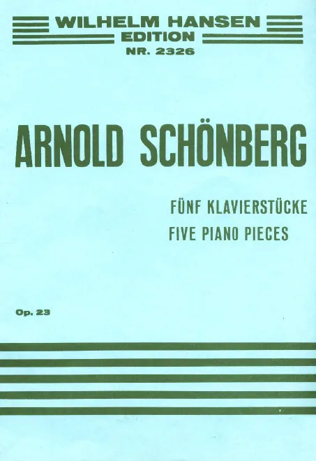 First page of 5 Klavierstücke