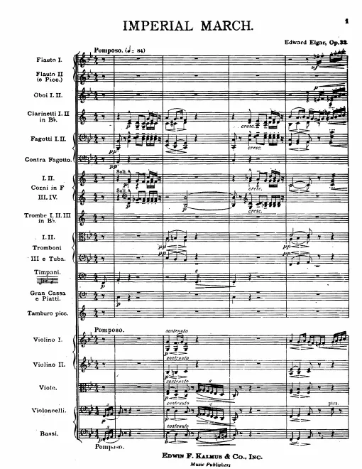 First page of Imperial March