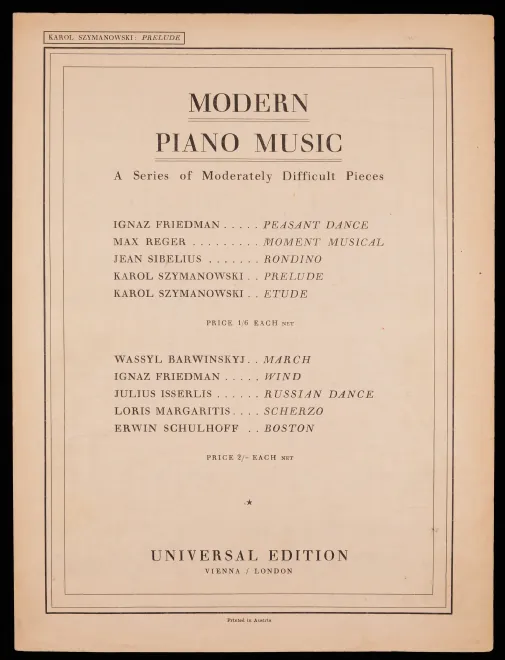 First page of 9 Preludes